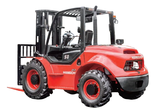 Four-Wheel Drive Rough Terrain Forklift