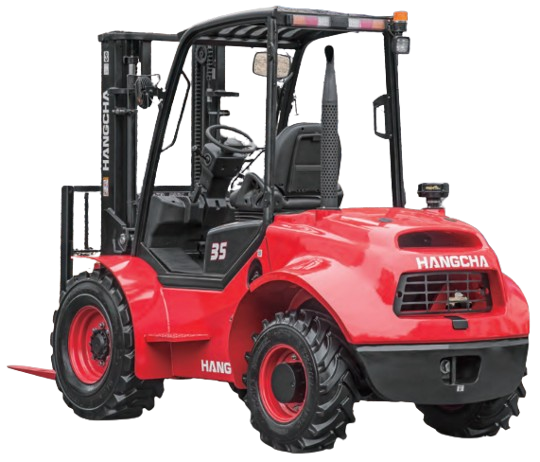 Four-Wheel Drive Rough Terrain Forklift
